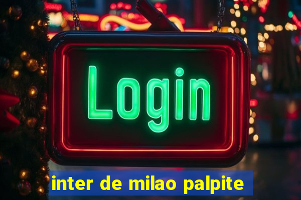 inter de milao palpite